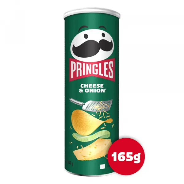 Pringles Cheese & Onion (9x 165gr)