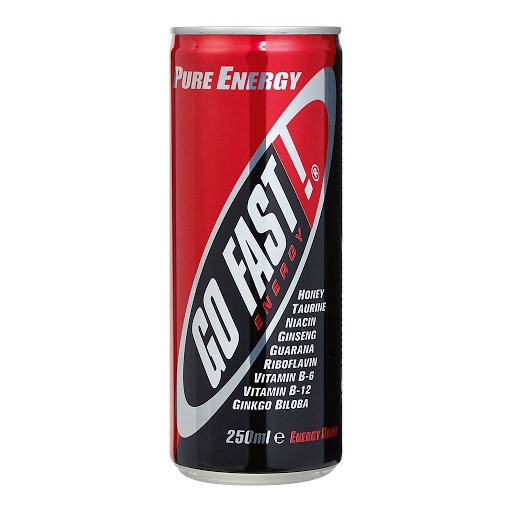 Go Fast Energy Drink Blik (24x 25cl) - Groothandel Compliment.nl