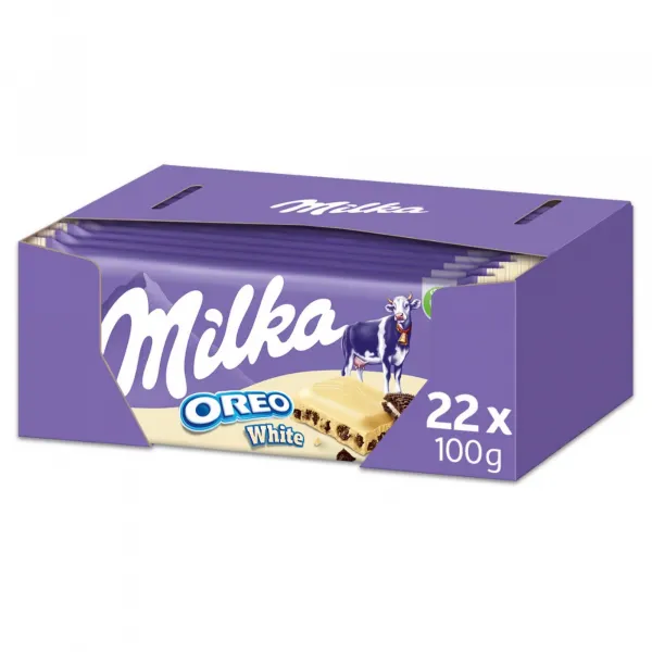 Milka Tablet Oreo White (22x 100gr)