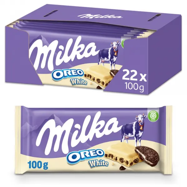 Milka Tablet Oreo White (22x 100gr)