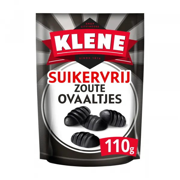 Klene Suikervrij Zoute Ovaaltjes Zakje (12x 110gr)