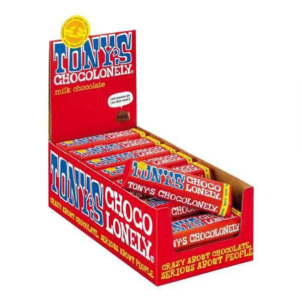 Tony’s Chocolonely Melkchocolade (35x 50gr)