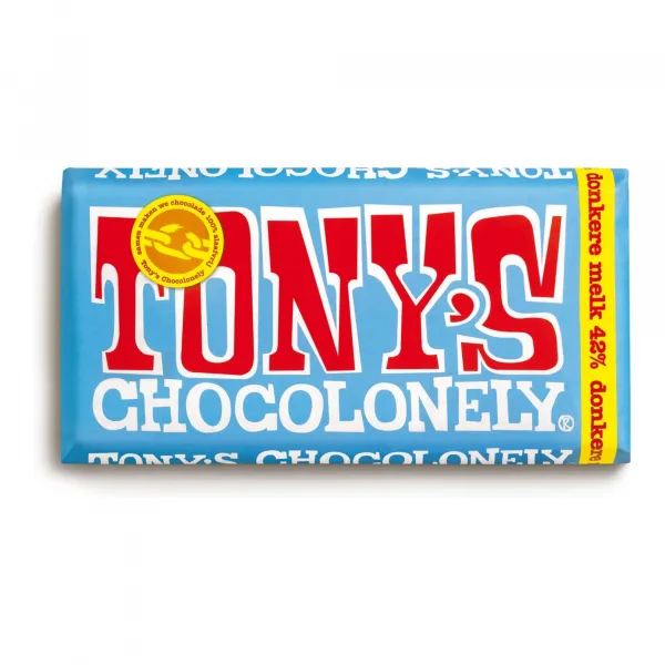 Tony’s Chocolonely Reep Donkere Melk 42% (15x 180gr)