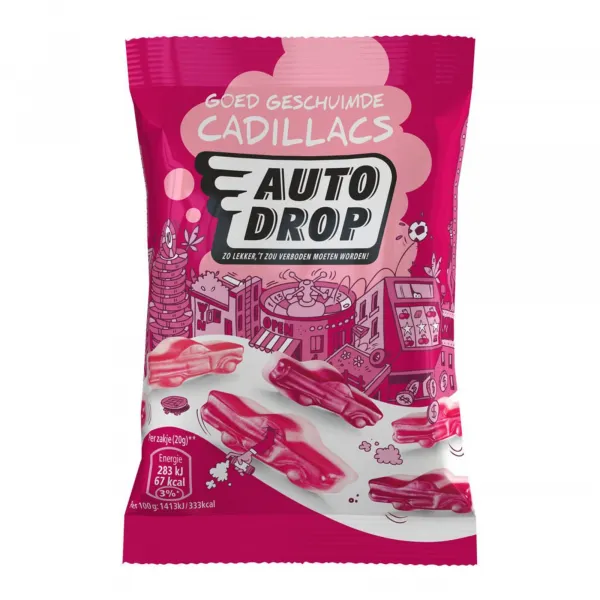 Autodrop Goed Geschuimde Cadillacs Zakje (16x 20gr)