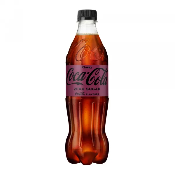 Coca-Cola Zero Cherry Pet (12x 50cl) - Afbeelding 2