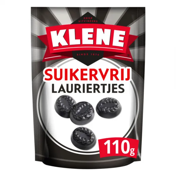 Klene Suikervrij Lauriertjes Zakje (12x 110gr)