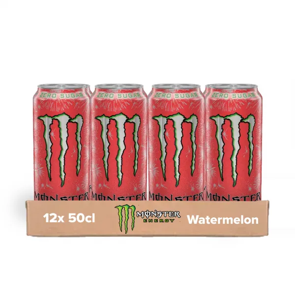 Monster Energy Ultra Watermelon Zero Sugar (12x 50cl)