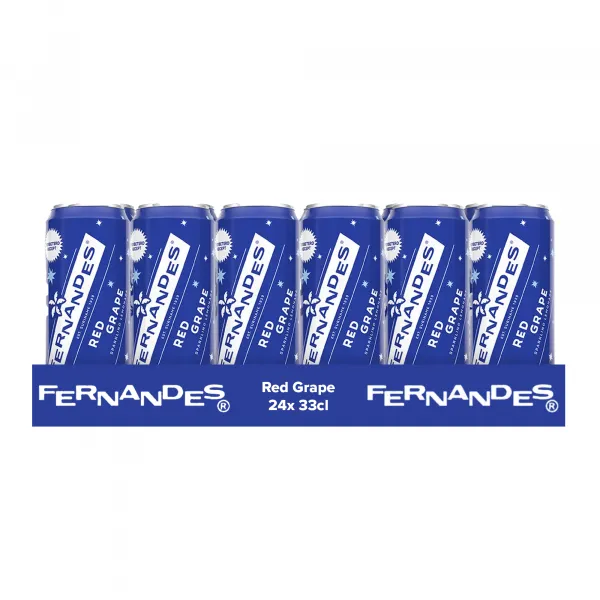 Fernandes red grape blik (24x 33cl)