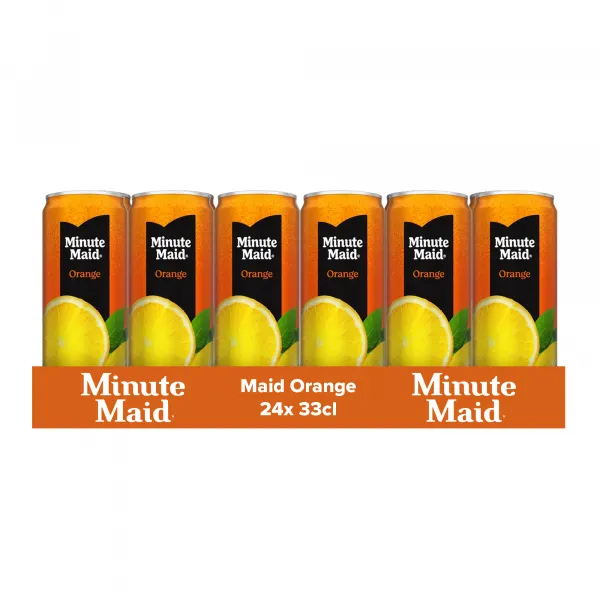 Minute maid orange blik (24x 33cl)