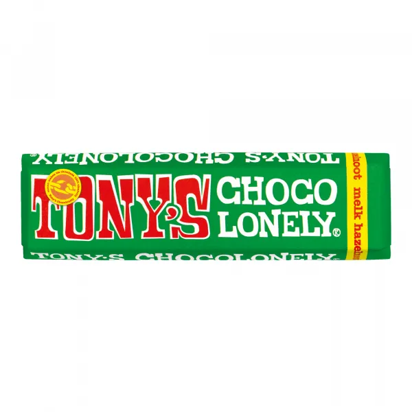 Tony’s Chocolonely Melkchocolade Hazelnoot (35x 47gr)