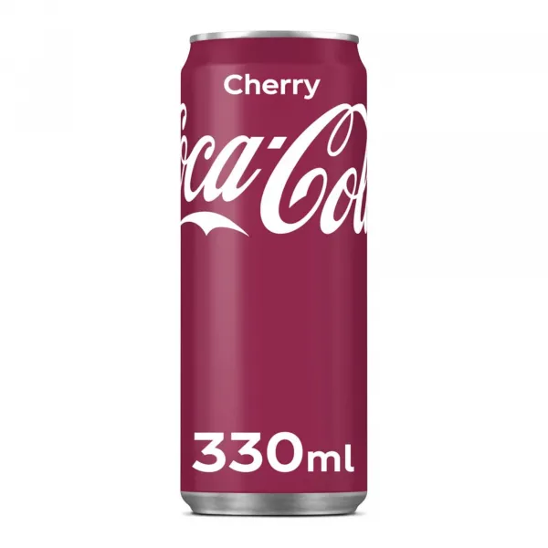 Coca-Cola Cherry Blik (24x 33cl) - Afbeelding 2