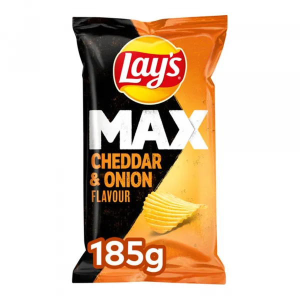 Lay’s MAX Cheddar & Onion (10x 185gr)