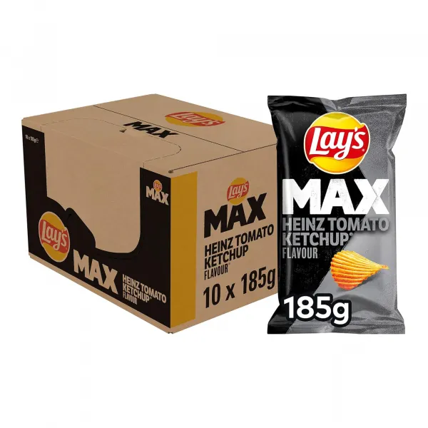 Lay’s MAX Heinz Tomato Ketchup (10x 185gr)