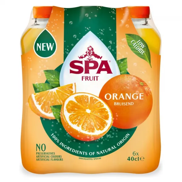 Spa Fruit Sparkling Orange (6x 400ml)