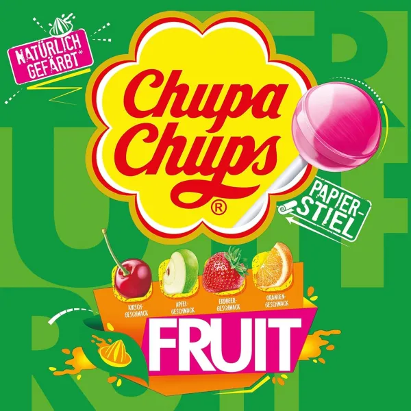 Chupa Chups Lollie Fruit (100 stuks)