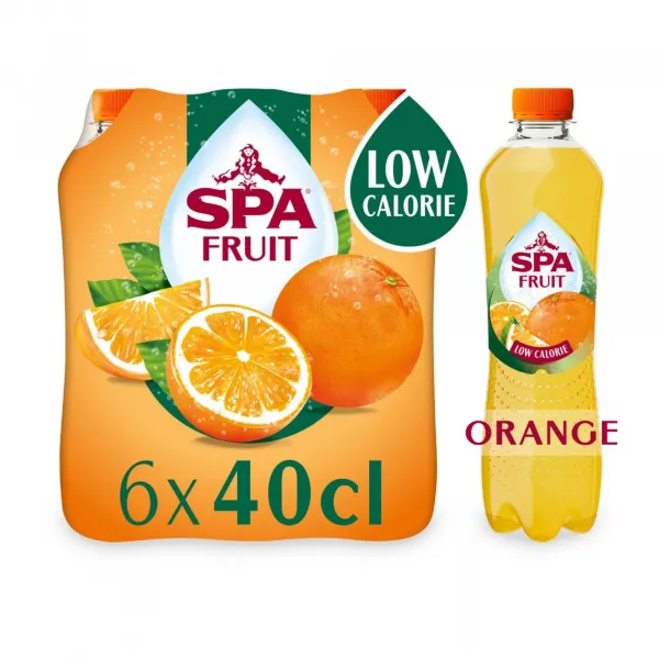 Spa Fruit Sparkling Orange (6x 400ml)