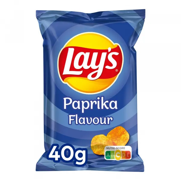 Lay’s Paprika Kleine Zakjes Chips (20x 40gr)