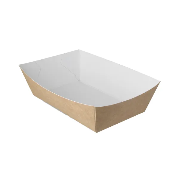 Barquette carton rectangle kraft - Le Bon Emballage