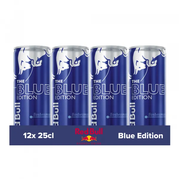 Red Bull Blue Edition Energy Blik (12x 25cl)