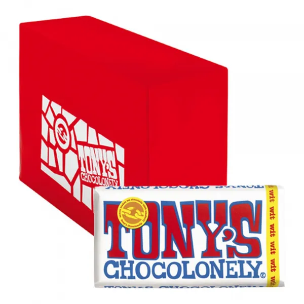 Tony’s Chocolonely Reep Witte Chocolade (15x 180gr)