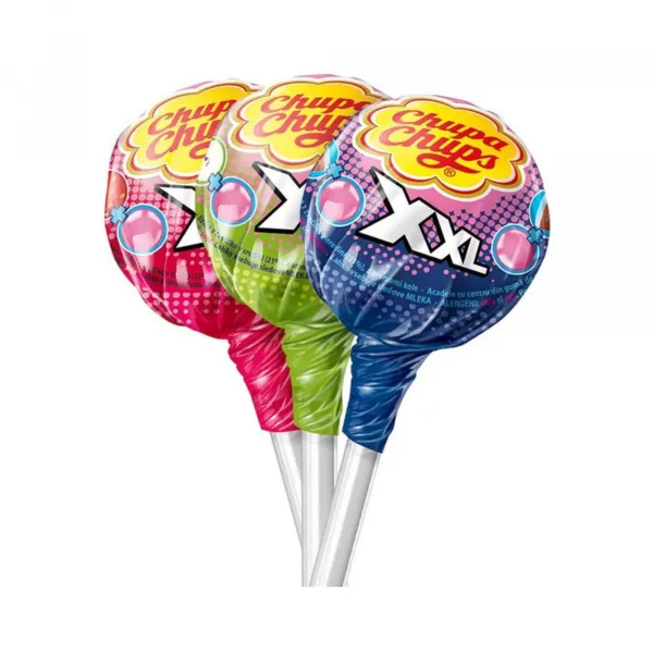 Chupa Chups XXL Lollie Met Bubblegum (25 stuks)