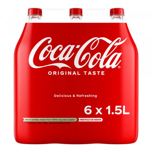 Coca-Cola Regular Pet (6x 1.5 liter)