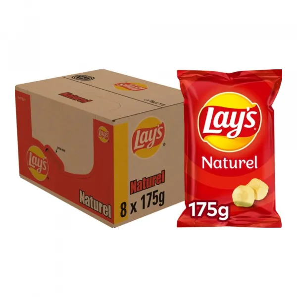 Lay’s Chips Naturel (8x 175gr)