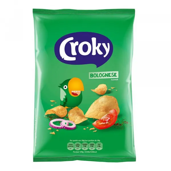 Croky Bolognese Chips (12x 100gr)