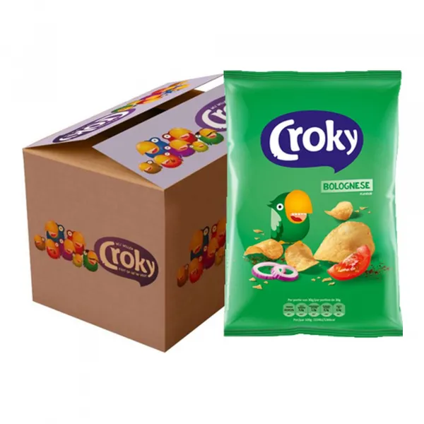 Croky Bolognese Chips (12x 100gr)