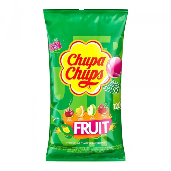 Chupa Chups Lollie Fruit (120 stuks)