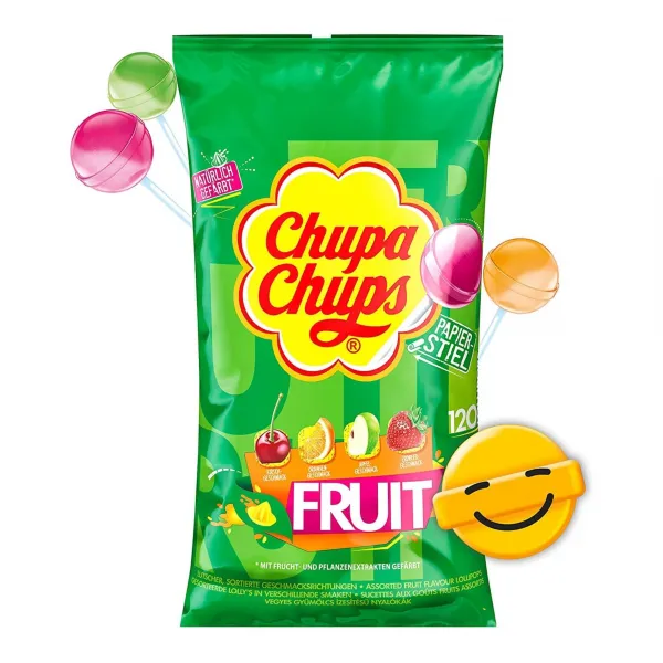 Chupa Chups Lollie Fruit (120 stuks)