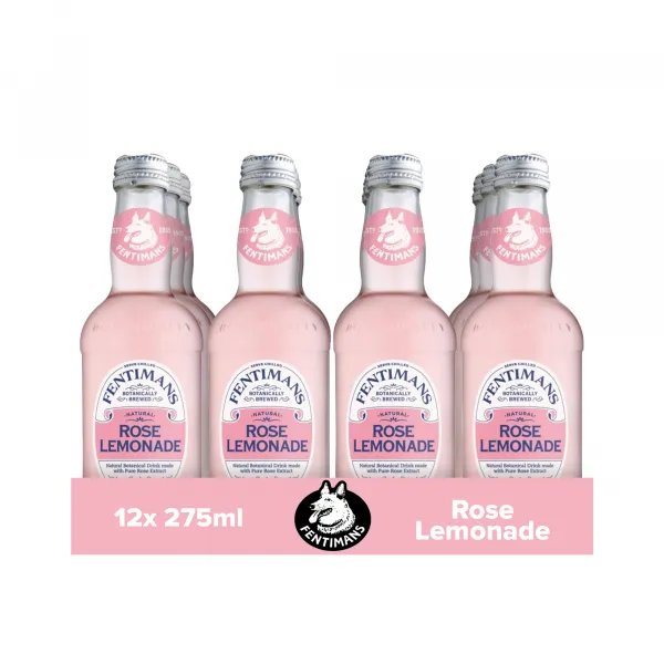 Fentimans Rose Lemonade Flesje (12x 275ml)