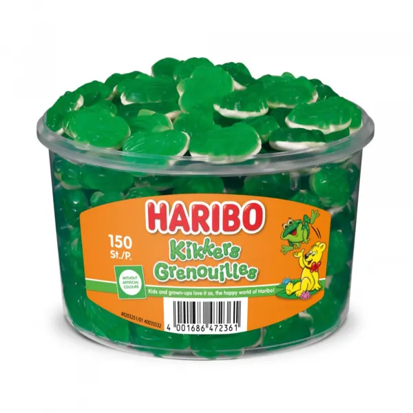 Haribo Kikkers (150 stuks)