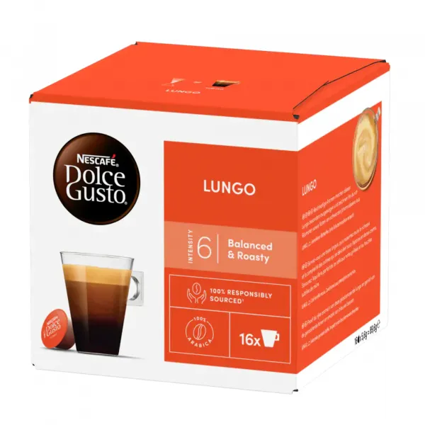 Nescafe Dolce Gusto Lungo (3x 16 cups)