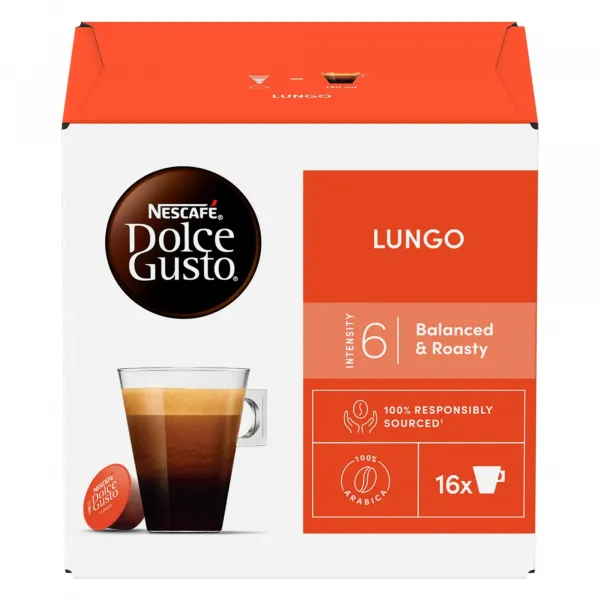 Nescafe Dolce Gusto Lungo (3x 16 cups)