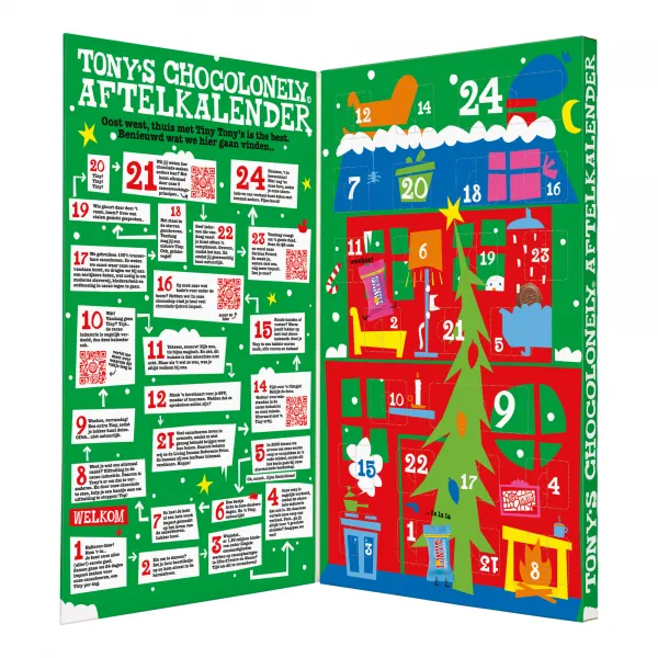 Tony’s Tiny’s Advent Kalender Kerst (12 stuks)