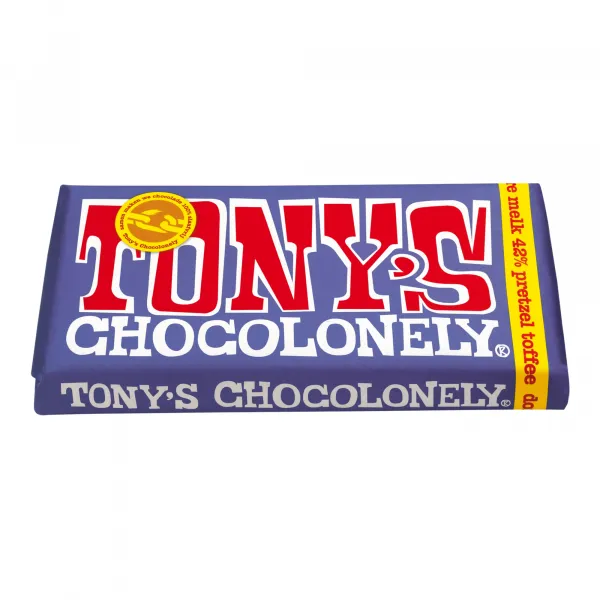 Tony’s Chocolonely Reep Donkere Melk Pretzel Toffee (15x 180gr)