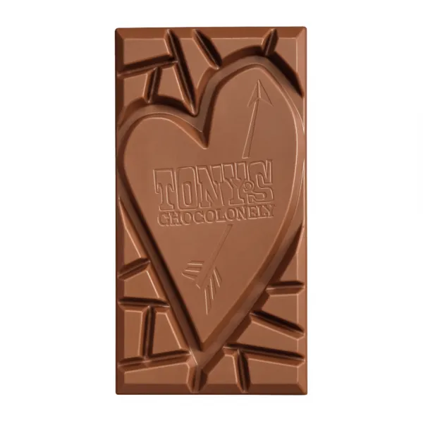 Tony’s Chocolonely Reep Liefde Melk Roos Framboos (15×180 gr)