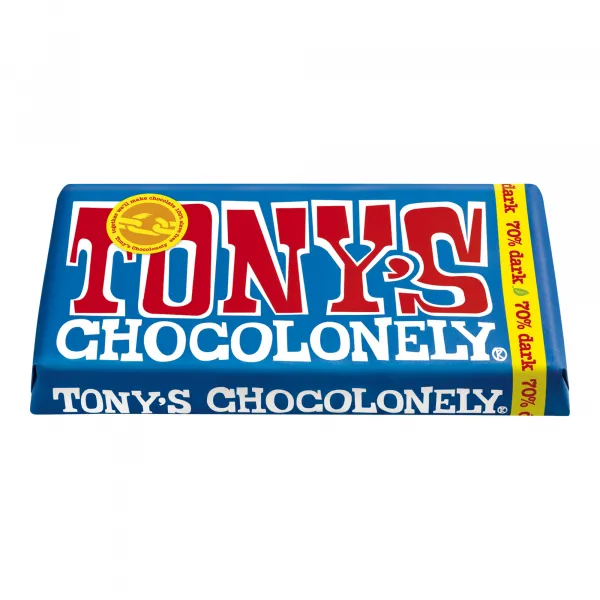 Tony’s Chocolonely Reep Pure Chocolade 70% (15x 180gr)