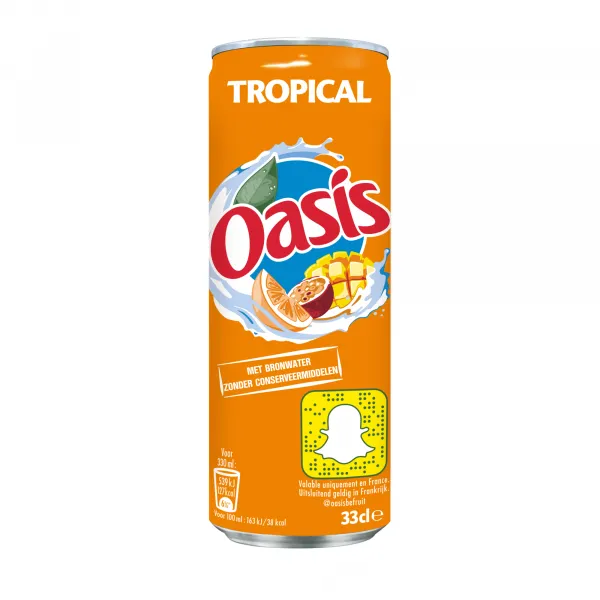 Oasis tropical blik (24x 33cl)