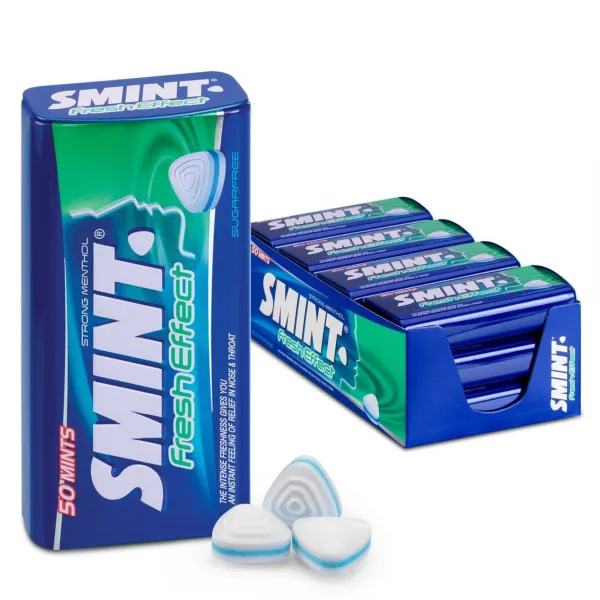 Smint Fresh Effect Strong Menthol Tin (12x 35gr)