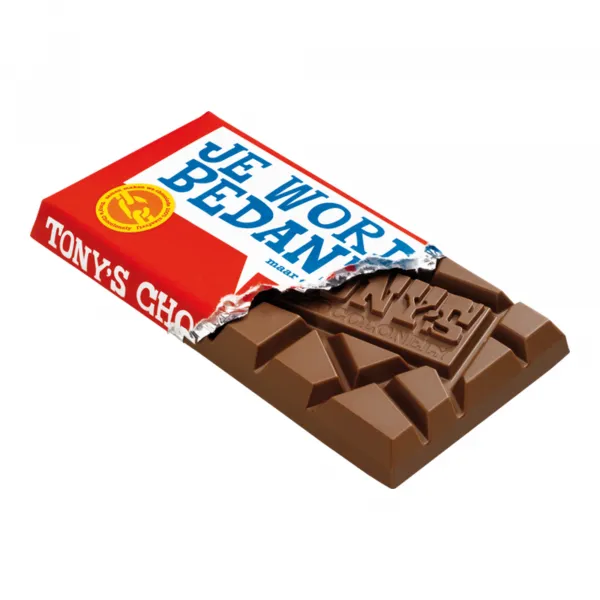 Tony’s Chocolonely Reep Melk Bedankt (15x 180gr)