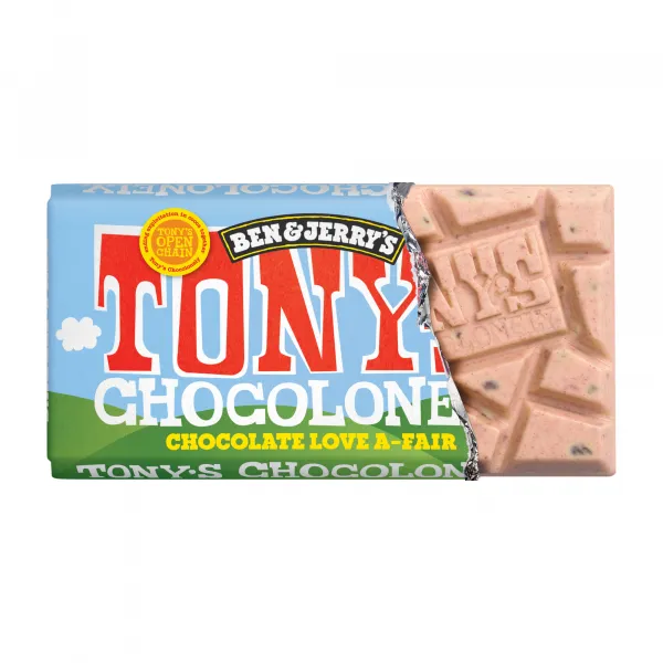 Tony’s Chocolonely Wit Strawberry Cheesecake (15x180gr)