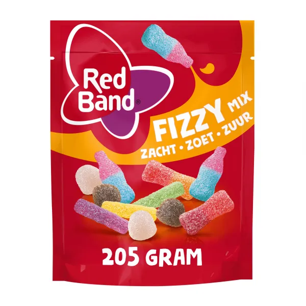 Red Band Snoepmix Fizzy (10x 205 gram)