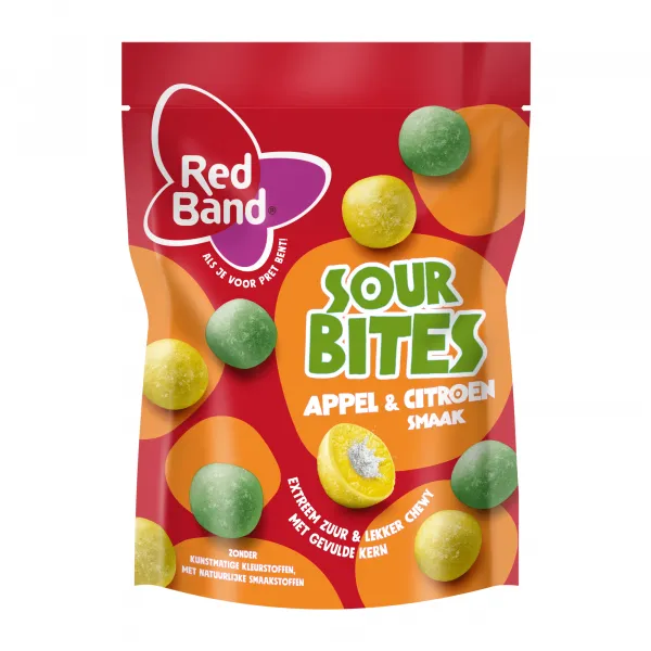 Red Band Sour Bites Appel & Citroen (8x 145gr)