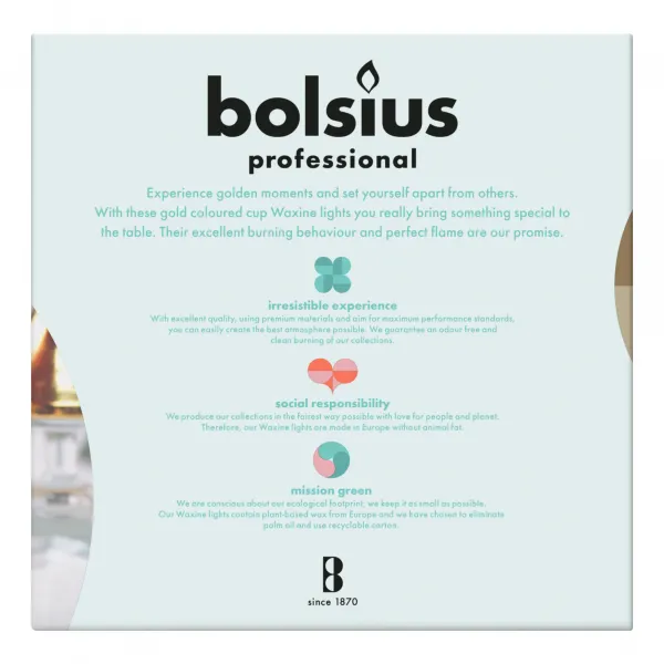 Bolsius Professional Waxinelichten 6 uur (500 stuks)