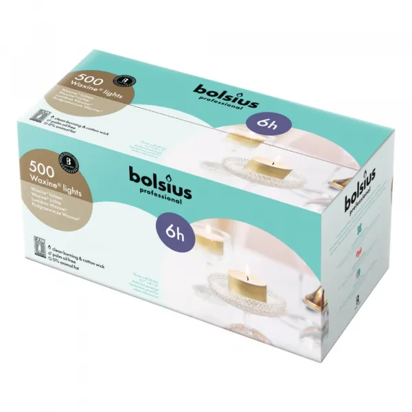 Bolsius Professional Waxinelichten 6 uur (500 stuks)