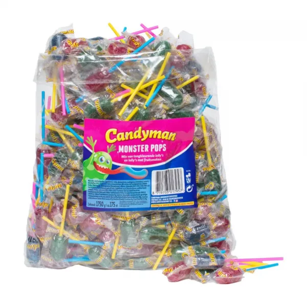 Candyman Monster Pops (175 stuks)