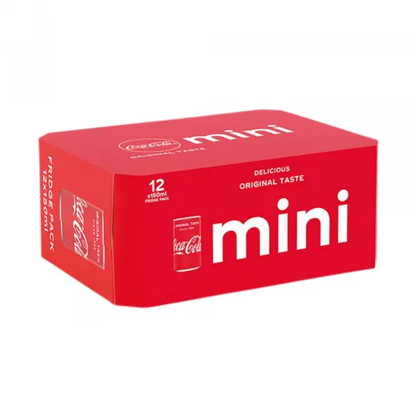 Coca-Cola Blik Mini (24x 150ml) - Afbeelding 3