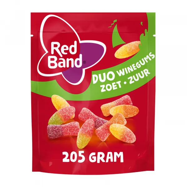 Red Band Duo Winegum Zoet Zuur (10x205gr)